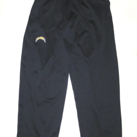 Sean Lissemore Team Issued Official San Diego Chargers Nike Therma-Fit XXL Sweatpants - Worn Around Team Facility!