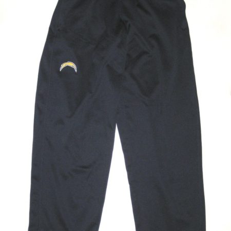 Sean Lissemore Team Issued Official San Diego Chargers Nike Therma-Fit XXL Sweatpants - Worn Around Team Facility!