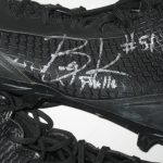 IK Enemkpali Rookie New York Jets 2014 OTA’s Worn & Signed Black Under Armour Cleats