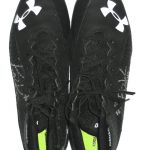 IK Enemkpali Rookie New York Jets 2014 OTA’s Worn & Signed Black Under Armour Cleats