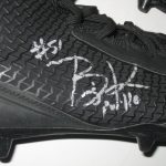 IK Enemkpali Rookie New York Jets 2014 OTA’s Worn & Signed Black Under Armour Cleats