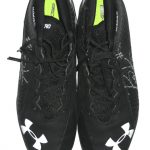 IK Enemkpali Rookie New York Jets 2014 OTA’s Worn & Signed Black Under Armour Cleats