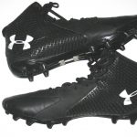 IK Enemkpali Rookie New York Jets 2014 OTA’s Worn & Signed Black Under Armour Cleats