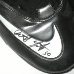 Garrett McIntyre New York Jets Game Worn & Signed Black & Silver Nike Superbad Pro Cleats