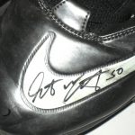 Garrett McIntyre New York Jets Game Worn & Signed Black & Silver Nike Superbad Pro Cleats