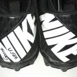 Garrett McIntyre New York Jets Game Worn & Signed Black & Silver Nike Superbad Pro Cleats