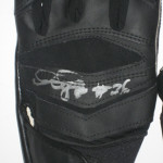 Darrel Young Washington Redskins Game Worn & Signed Black Cutters Gloves - Image 2