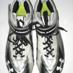 John Moffitt Wisconsin Badgers Game Worn & Signed "2011 Senior Bowl" Under Armour Cleats - Image 3