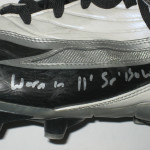 John Moffitt Wisconsin Badgers Game Worn & Signed "2011 Senior Bowl" Under Armour Cleats - Image 5