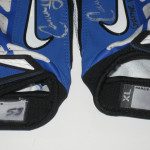 Cameron Lawrence Dallas Cowboys Game Worn & Signed White and Blue Nike Gloves - Image 5