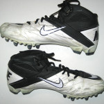 Bubba Ventrone San Francisco 49ers Game Worn & Signed Black & White Nike Cleats (Worn in 23-13 Win Over St Louis Rams on December 1st, 2013) - Image 4