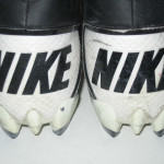 Bubba Ventrone San Francisco 49ers Game Worn & Signed Black & White Nike Cleats (Worn in 23-13 Win Over St Louis Rams on December 1st, 2013) - Image 9