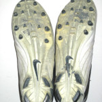 Bubba Ventrone San Francisco 49ers Game Worn & Signed Black & White Nike Cleats (Worn in 23-13 Win Over St Louis Rams on December 1st, 2013) - Image 10