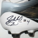 Jahleel Addae Central Michigan Chippewas NFL Pro Day Worn & Signed Black & White Adidas Adizero Cleats - Worn for 40-Yard Dash!! - Image 5