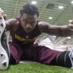 Jahleel Addae Central Michigan Chippewas NFL Pro Day Worn & Signed Black & White Adidas Adizero Cleats - Worn for 40-Yard Dash!! - Image 10