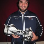 John Moffitt Wisconsin Badgers Game Worn & Signed "2011 Senior Bowl" Under Armour Cleats - Image 11