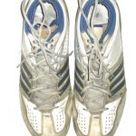 Kyle Bosworth UCLA Bruins Game Worn & Signed White, Blue & Gold Adidas Cleats - Image 3