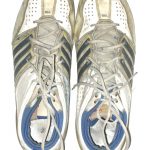 Kyle Bosworth UCLA Bruins Game Worn & Signed White, Blue & Gold Adidas Cleats