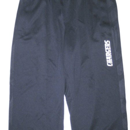 Sean Lissemore Training Worn Official San Diego Chargers #98 Nike Dri-Fit 3XL Sweatpants