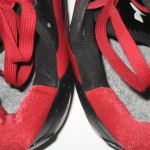 Travis Ivey Maryland Terrapins Game Worn & Signed Red & Black Under Armour Cleats - Image 7