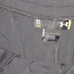 Tony Logan Maryland Terrapins 2012 Pro Day Worn & Signed Black & Yellow Under Armour XL Shorts - Image 3