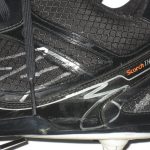 John Moffitt Wisconsin Badgers Game Worn & Signed Black & White Adidas Scorch Cleats - Image 7