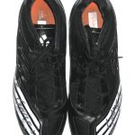 John Moffitt Wisconsin Badgers Game Worn & Signed Black & White Adidas Scorch Cleats
