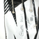 Quron Pratt Rutgers Scarlet Knights Game Worn & Signed White & Black Nike Gloves - Image 3