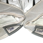 Quron Pratt Rutgers Scarlet Knights Game Worn & Signed White & Black Nike Gloves - Image 5