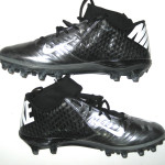 Dan Skuta San Francisco 49ers Game Worn & Signed “2014 NFC Playoffs Vs Carolina Panthers” Nike Cleats - Image 2