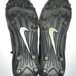 Dan Skuta San Francisco 49ers Game Worn & Signed Black & Silver Nike Cleats - Image 9