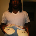 LaQuan Williams Maryland Terrapins Game Worn & Signed Adams Thigh Pads - Image 4