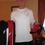 Brendon Kay with Travel Worn Official Cincinnati Bearcats #11 Adidas Climalite Wind Pants