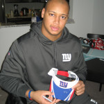 Kerry Wynn Signed & Inscribed "GO Giants" New York Giants New Era On-Field Adjustable Visor - Image 4