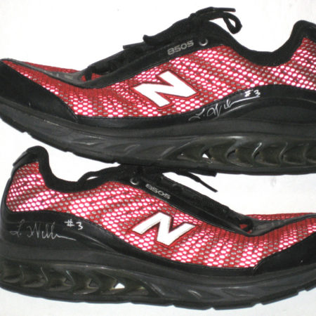 LaQuan Williams Maryland Terrapins Training Worn & Signed Red, White & Black New Balance Sneakers