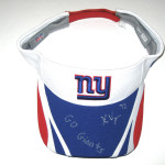 Kerry Wynn Signed & Inscribed "GO Giants" New York Giants New Era On-Field Adjustable Visor