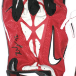 Kerry Wynn New York Giants Rookie Game Worn & Signed Red and White Nike Gloves -Great Use!!!! - Image 3