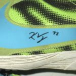 Kerry Wynn 2014 NFL Combine Worn & Signed Neon Green, Black & Blue Nike Sneakers - Worn for Vertical Leap!
