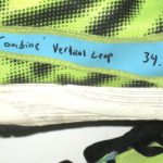 Kerry Wynn 2014 NFL Combine Worn & Signed Neon Green, Black & Blue Nike Sneakers - Worn for Vertical Leap! - Image 7