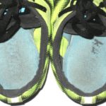 Kerry Wynn 2014 NFL Combine Worn & Signed Neon Green, Black & Blue Nike Sneakers - Worn for Vertical Leap! - Image 9