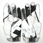 Quron Pratt Rutgers Scarlet Knights Game Worn & Signed “Keep Choppin” Nike Gloves