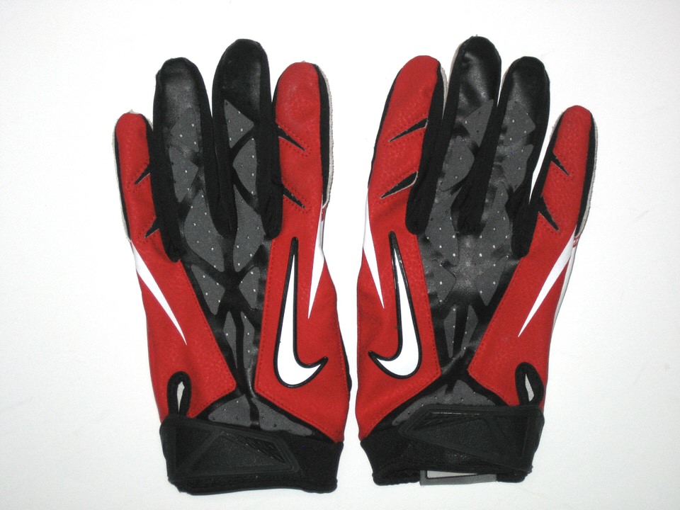 Quron Pratt Rutgers Scarlet Knights Game Worn Gloves