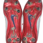 Jay Bromley New York Giants Rookie Game Worn & Signed Blue, Red & Gray Nike Cleats - Image 10