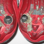 Jay Bromley New York Giants Rookie Game Worn & Signed Blue, Red & Gray Nike Cleats - Image 11