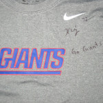 Kerry Wynn Practice Worn & Signed New York Giants Dri-Fit Nike 3XL Shirt - Image 3