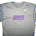 Kerry Wynn Practice Worn & Signed New York Giants Dri-Fit Nike 3XL Shirt - Image 2