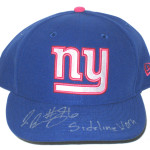 Jay Bromley Sideline Worn & Signed New York Giants Breast Cancer Awareness New Era Official On Field 59FIFTY Cap