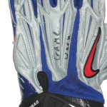 Jay Bromley 2014 Rookie Game Worn & Signed New York Giants Team Logo Nike Superbad Gloves - Image 4