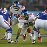 Jay Bromley New York Giants Rookie Game Worn & Signed Blue, Red & Gray Nike Cleats - Image 14