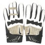 Josh Mauro Stanford Cardinal Game Worn & Signed White & Black Nike Hyperbeast XXL Gloves - Image 7